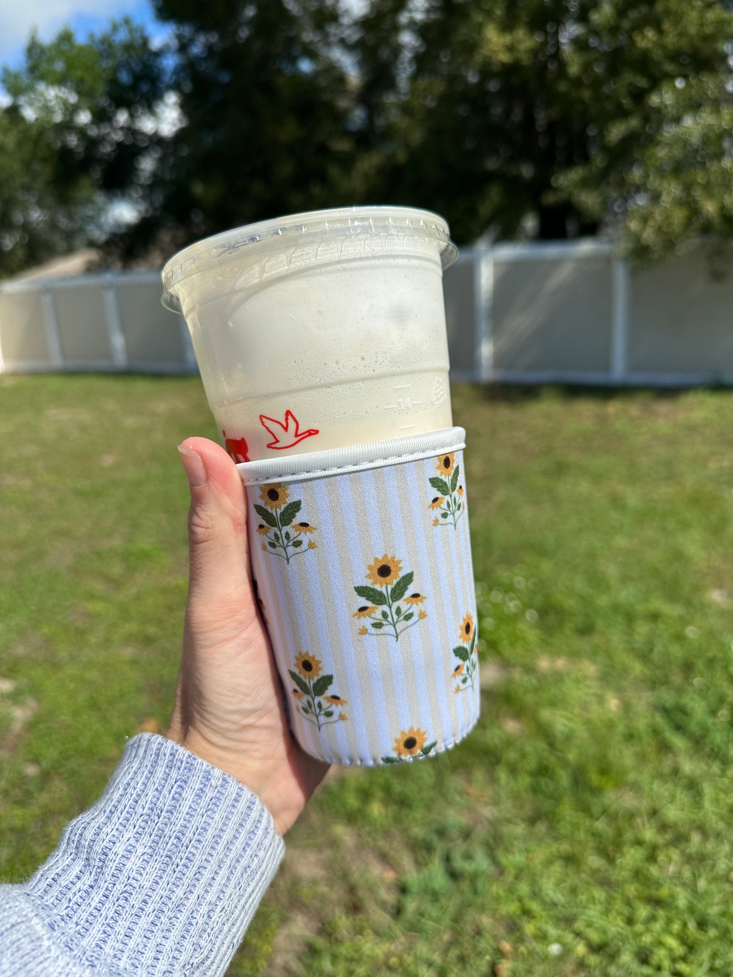 Small Sunflower Cup Coozie