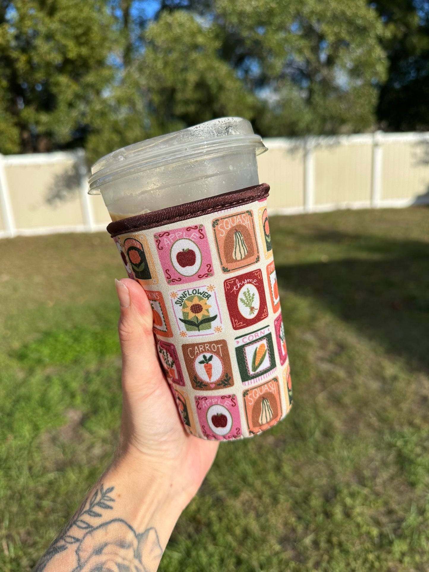 Medium Autumn Harvest Cup Coozie