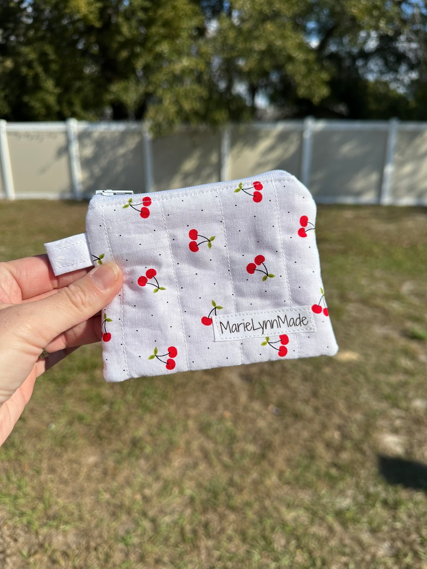 Cherries Keychain Wallet