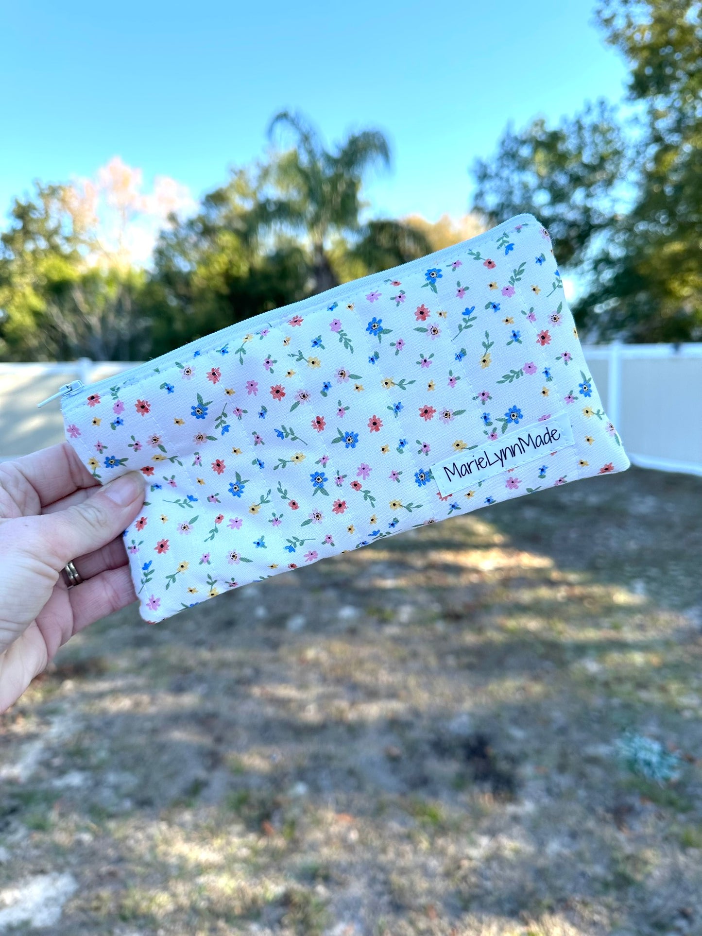 Mini Floral Small Zipper Pouch