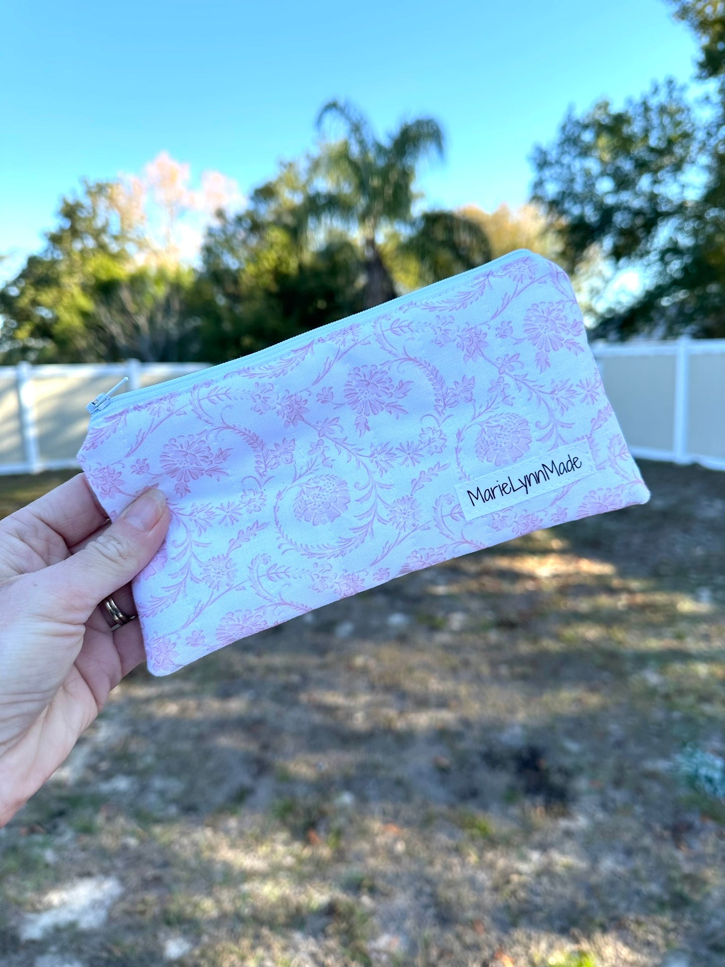 Heirloom Pink Small Zipper Pouch