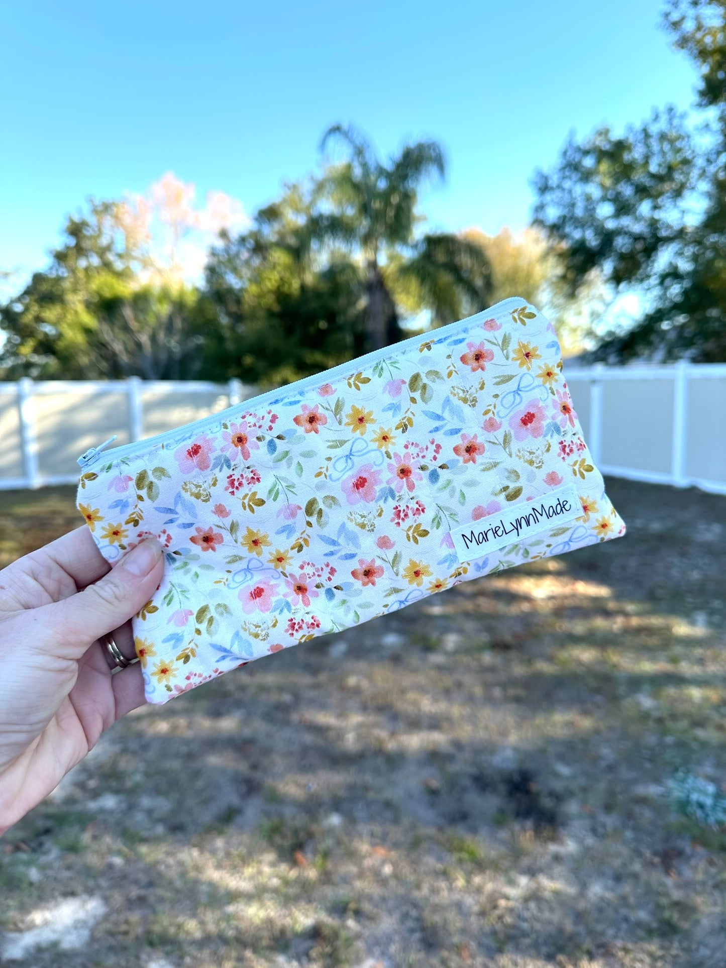 Spring Blossom Small Zipper Pouch