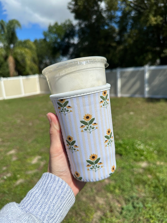 Medium Sunflower Cup Coozie
