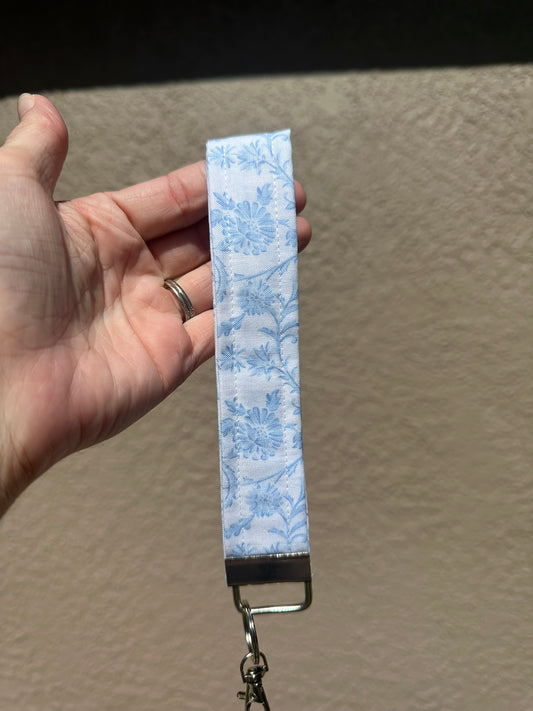 Heirloom Blue Wristlet