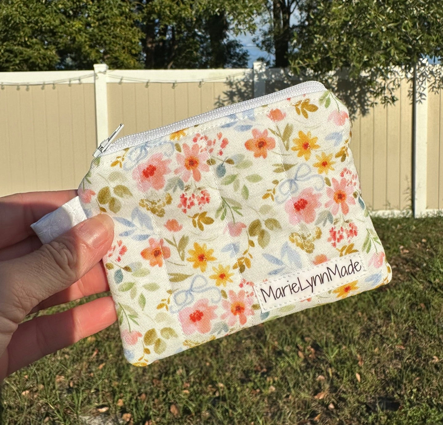 Spring Blossom Keychain Wallet