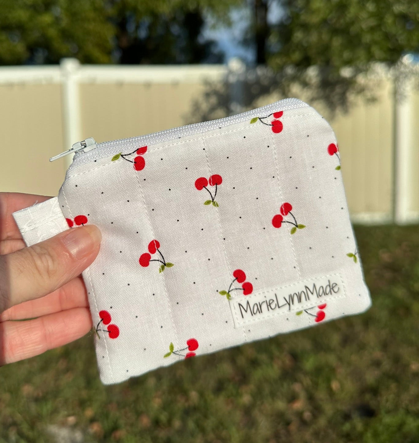 Cherries Keychain Wallet