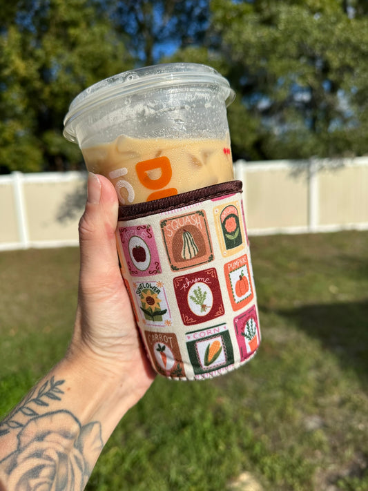 Small Autumn Harvest Cup Coozie