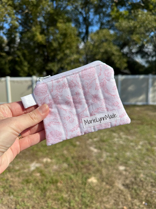 Heirloom Pink Keychain Wallet