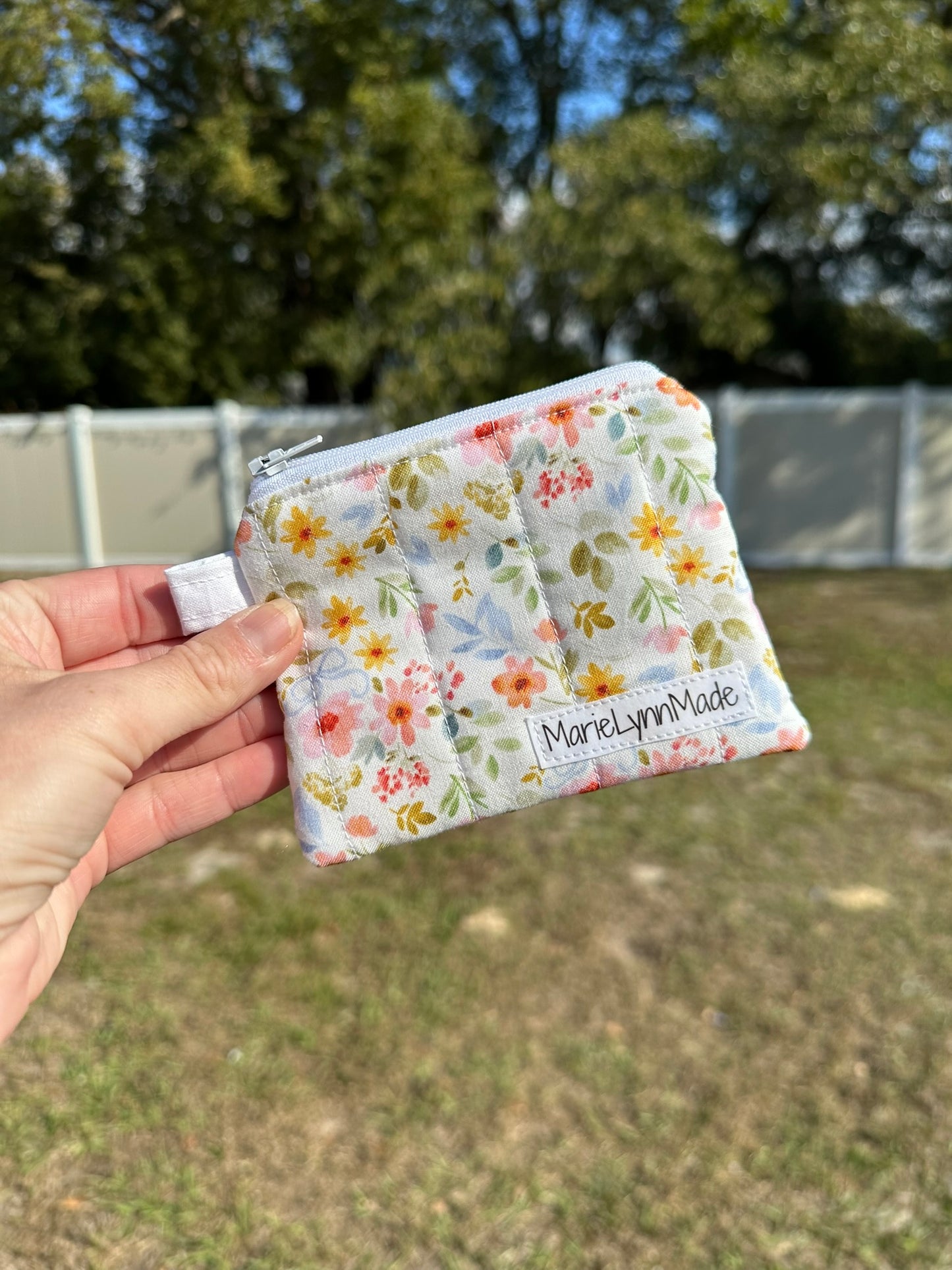 Spring Blossom Keychain Wallet