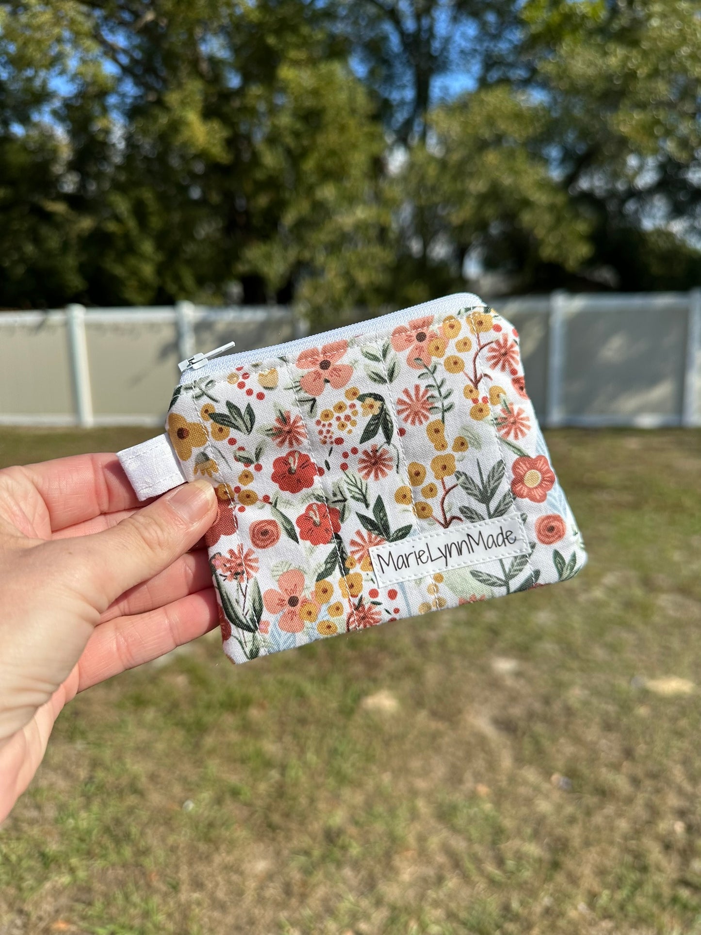 Rustic Garden Keychain Wallet
