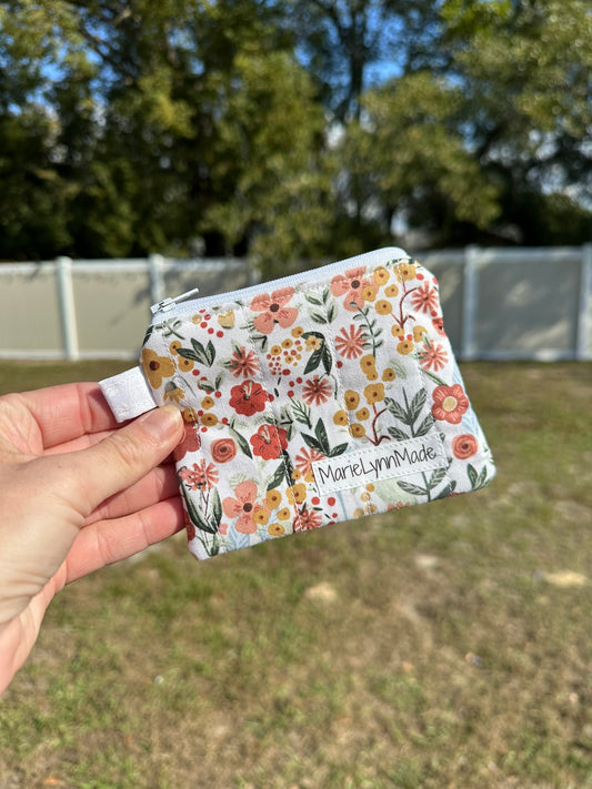 Rustic Garden Keychain Wallet