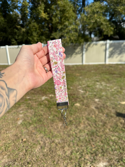 Blushing Garden Wristlet