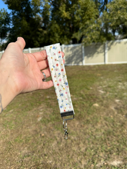 Mini Floral Wristlet