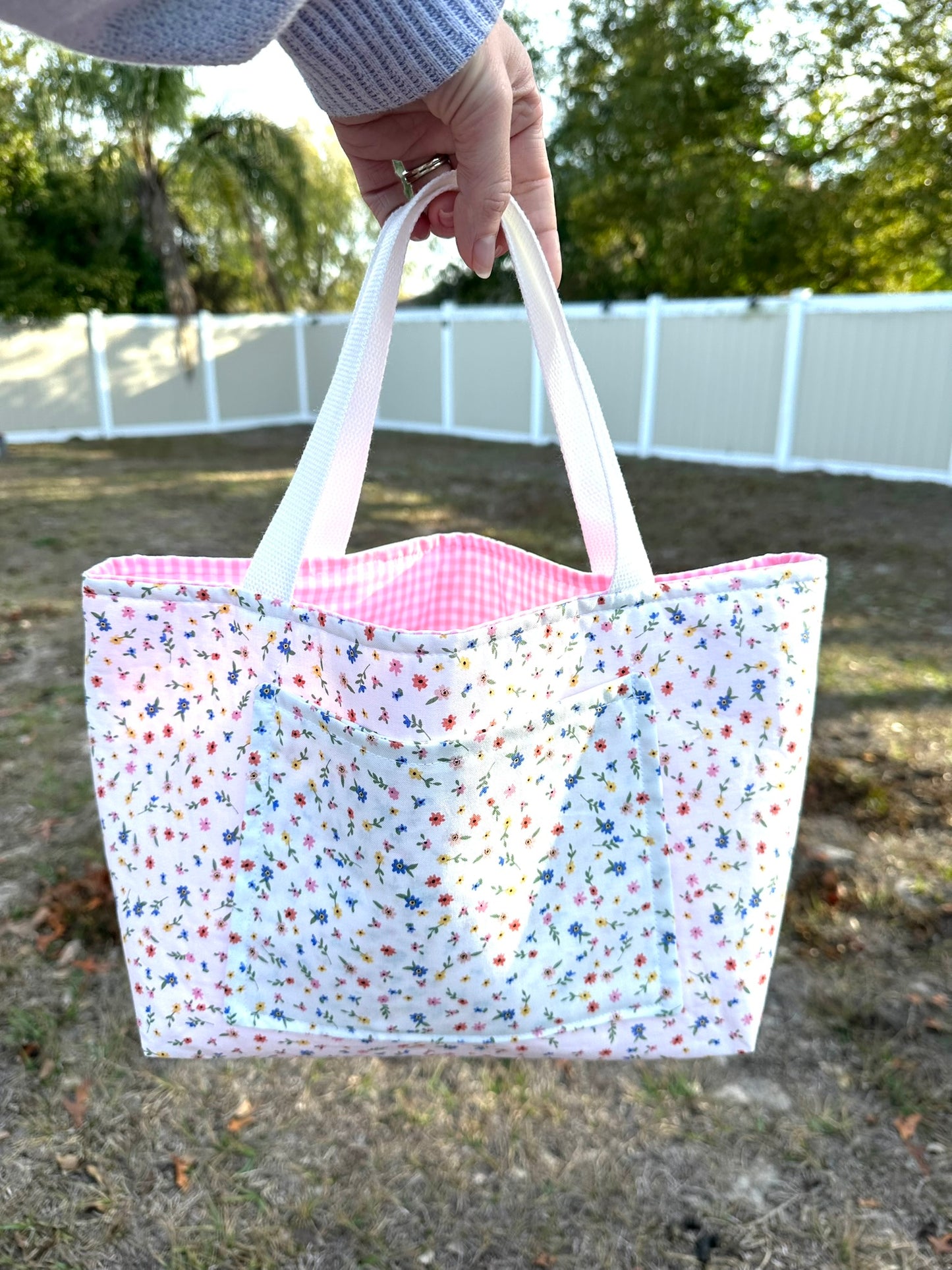 Mini Floral Mini Tote