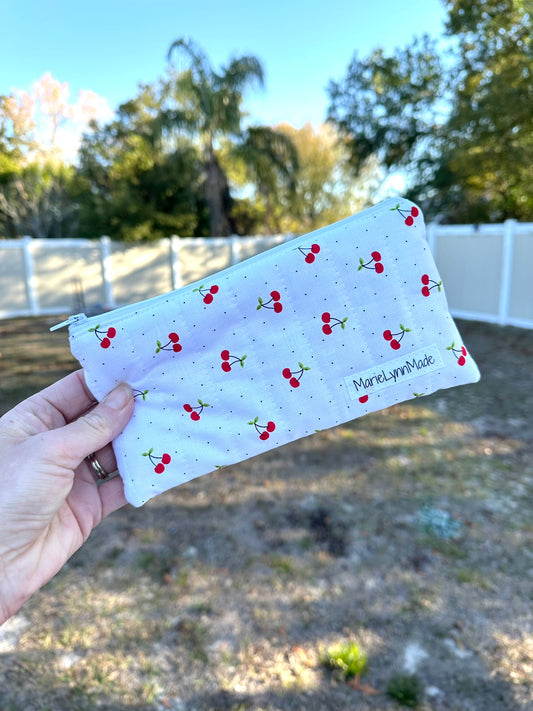 Cherries Small Zipper Pouch