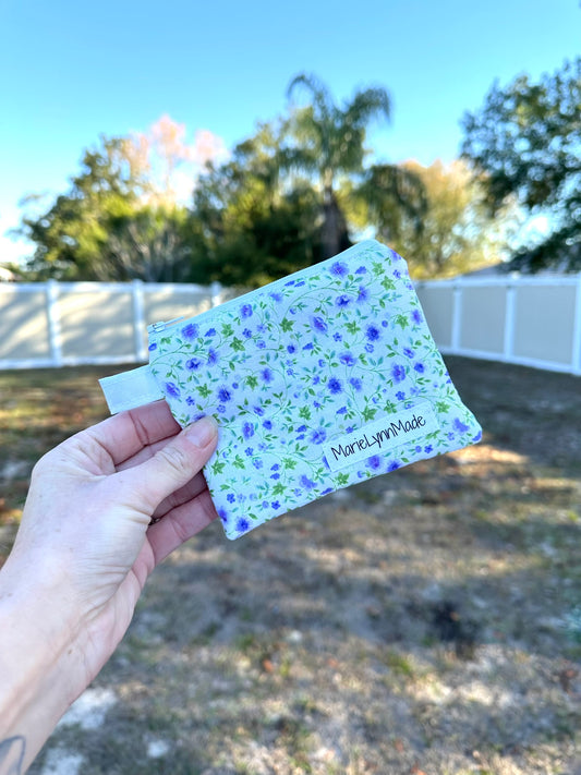 Violet Fields Keychain Wallet