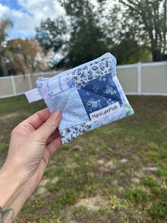 Patchwork Meadow (A) Keychain Wallet
