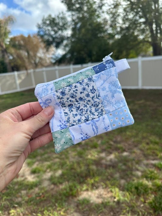 Patchwork Meadow (A) Keychain Wallet