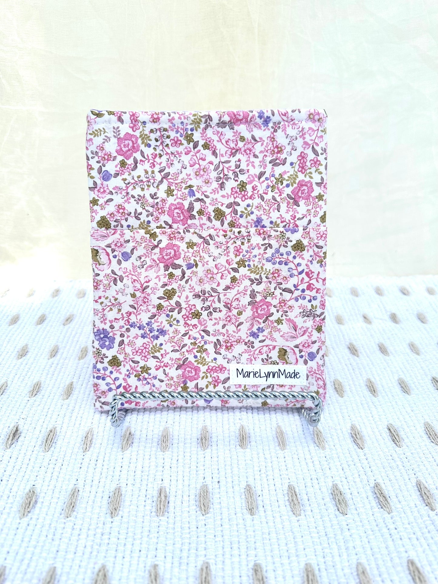 Pink Wildflower Kindle and Book Sleeve