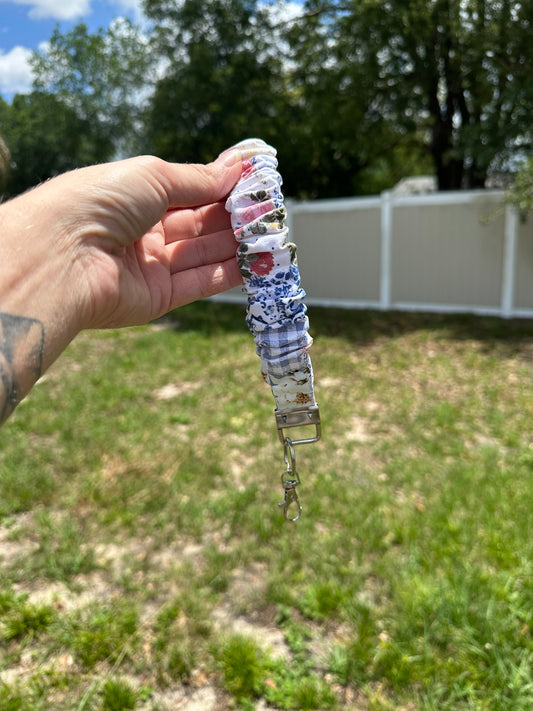 Cottage Charm Scrunchie Wristlet
