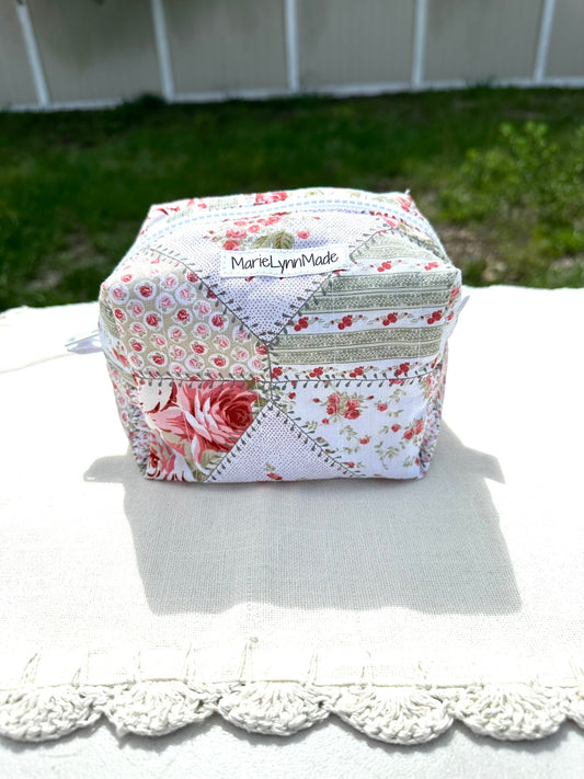 Rose Patchwork Essentials Pouch