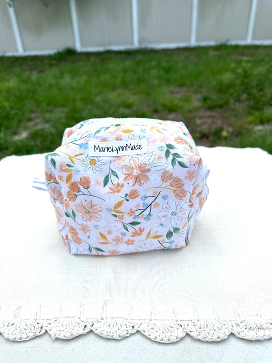 Bright Floral Essentials Pouch