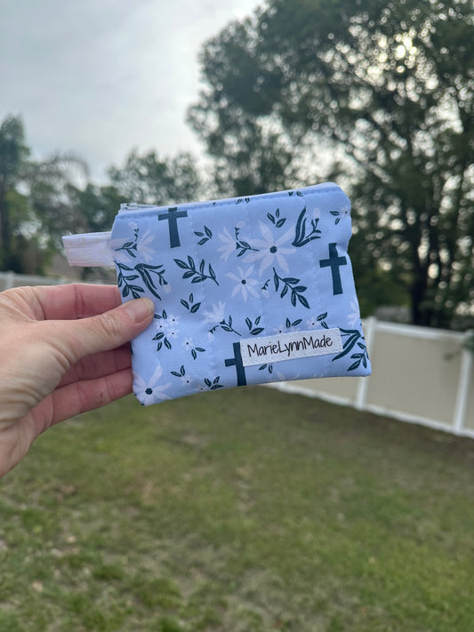 Grace in Bloom Keychain Wallet