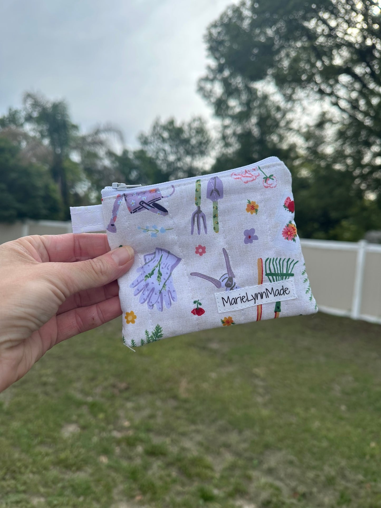 Garden Party Keychain Wallet