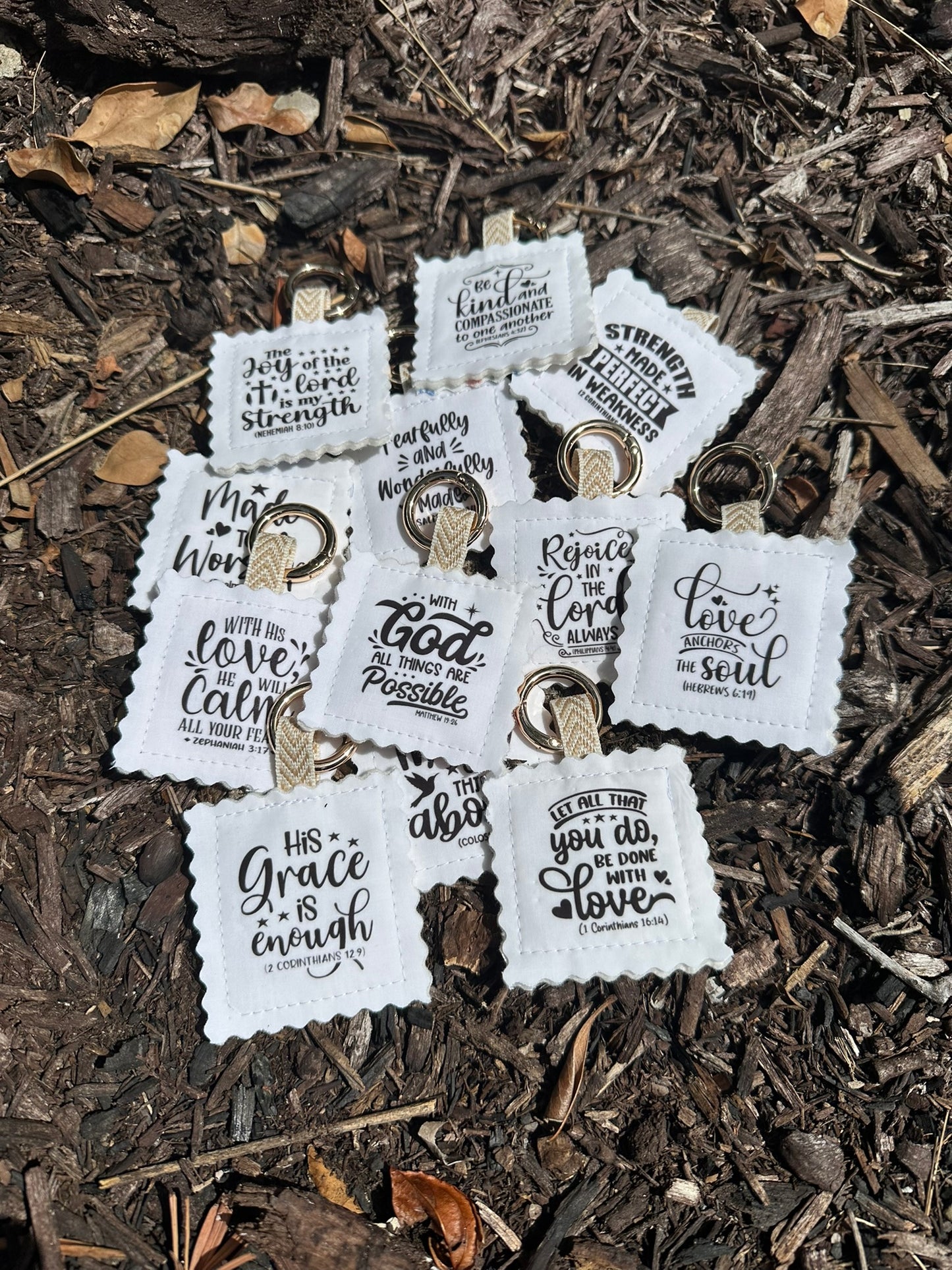Bible Verse Keychain