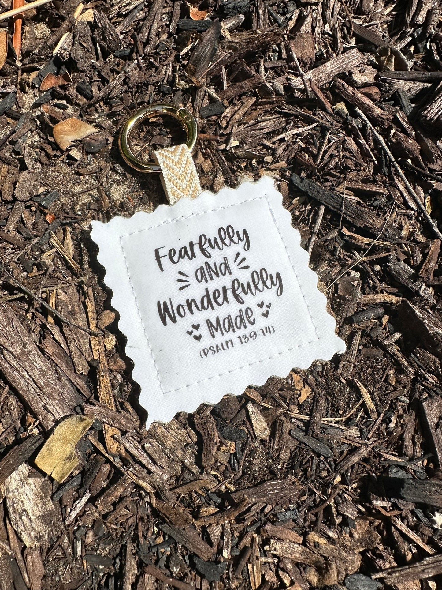 Bible Verse Keychain