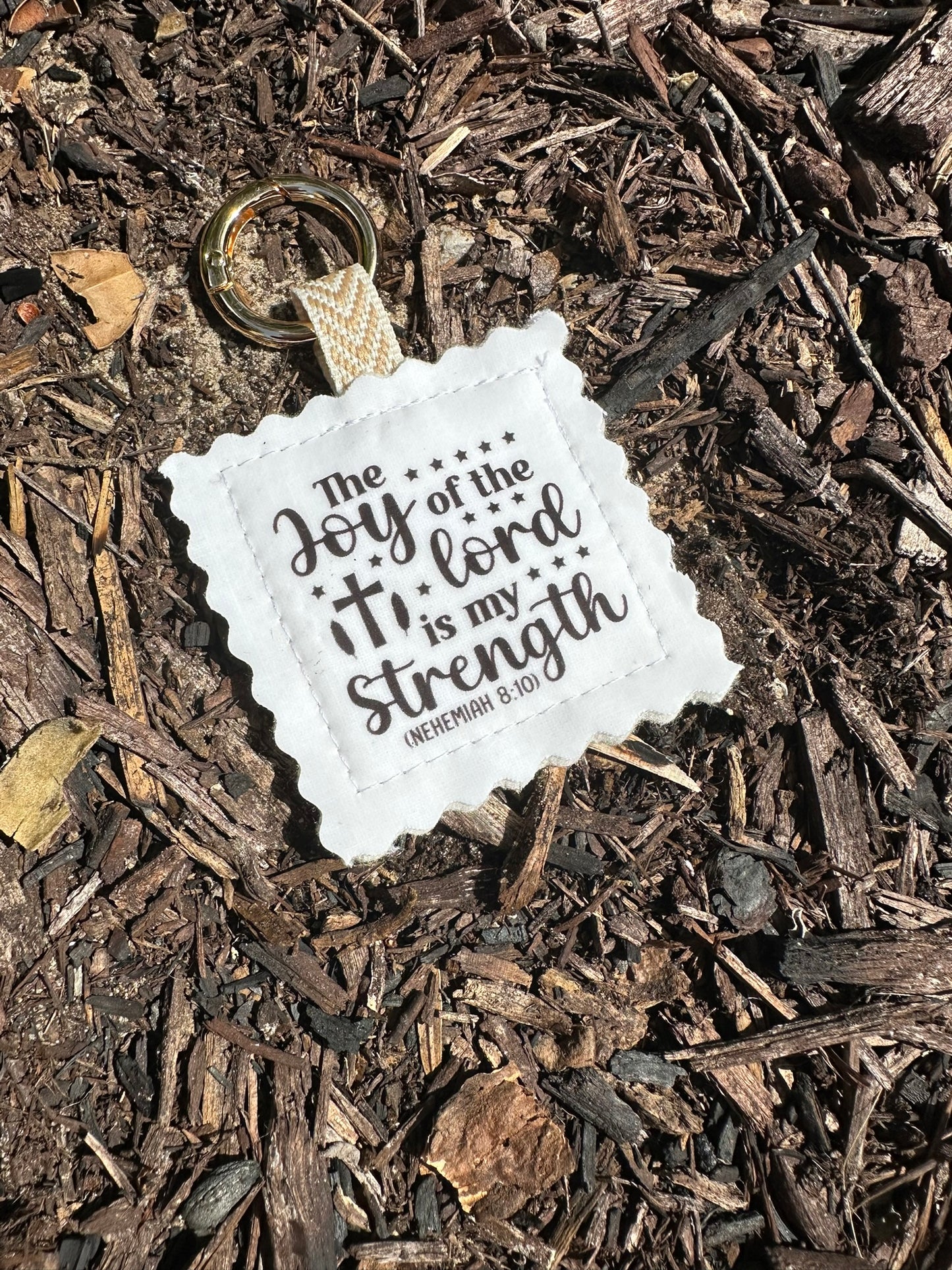 Bible Verse Keychain