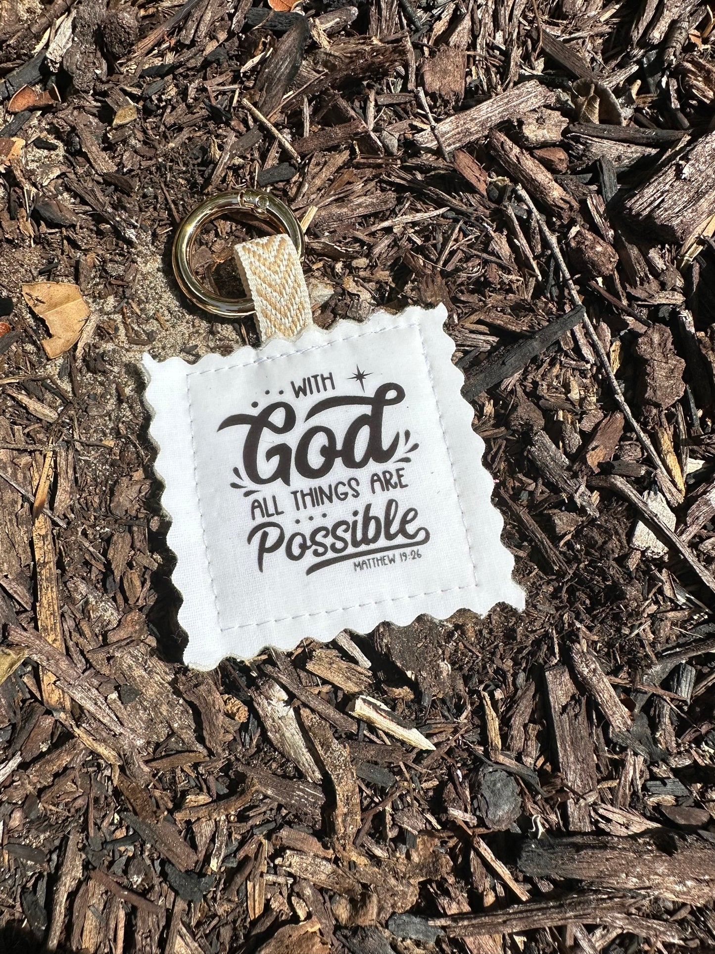 Bible Verse Keychain