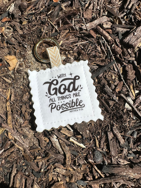Bible Verse Keychain