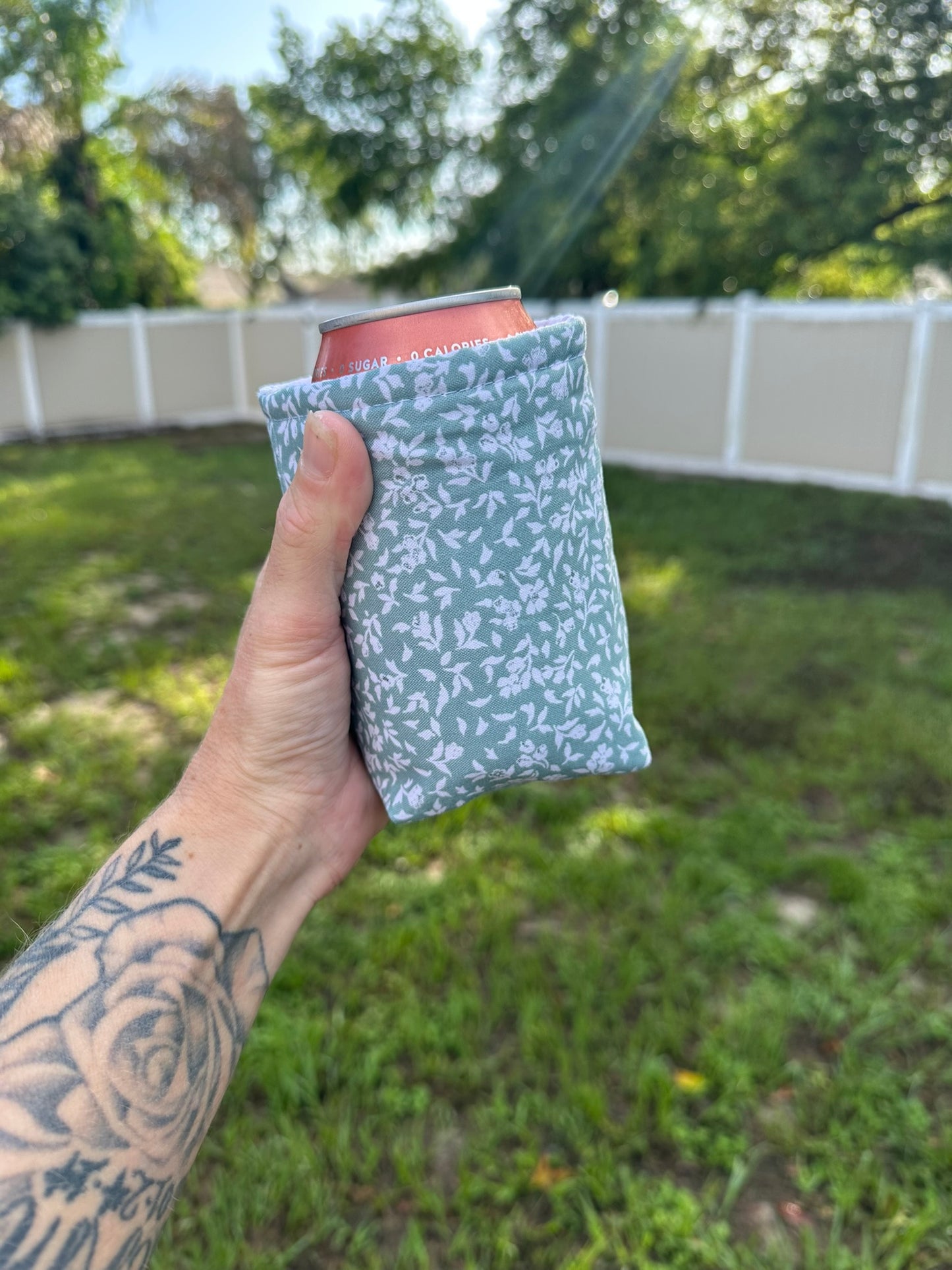 Morning Meadow Soda Can Coozie