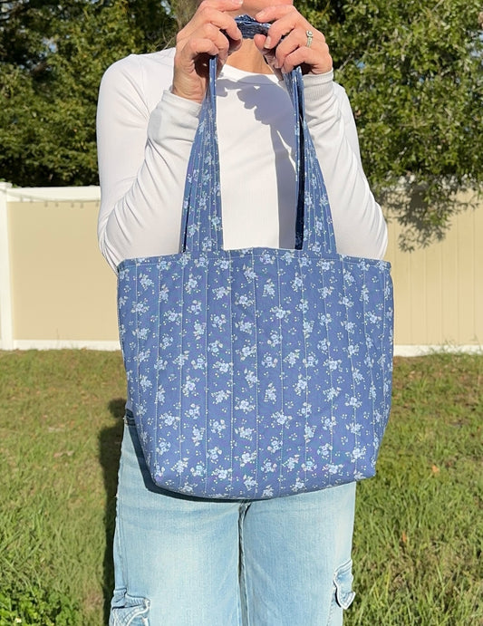 Blue Meadows Everyday Tote Bag